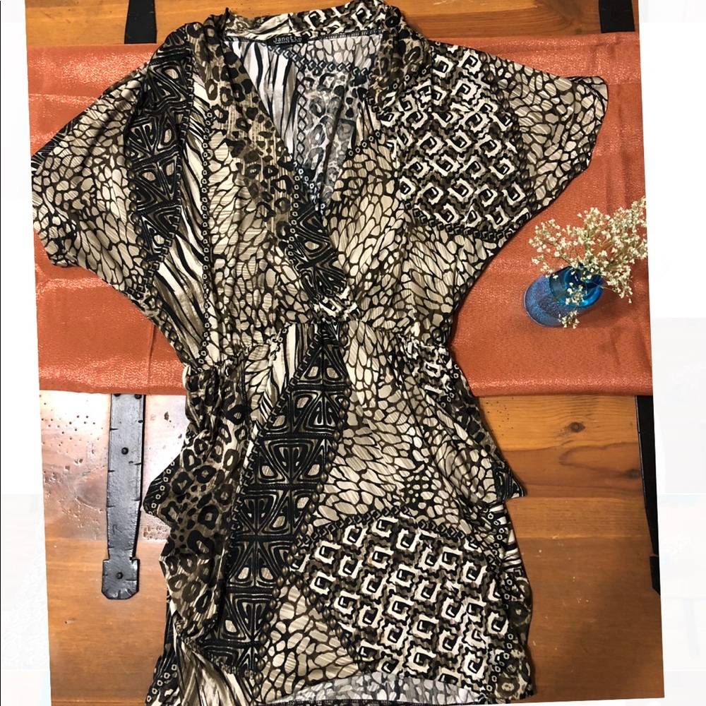 Animal print dress